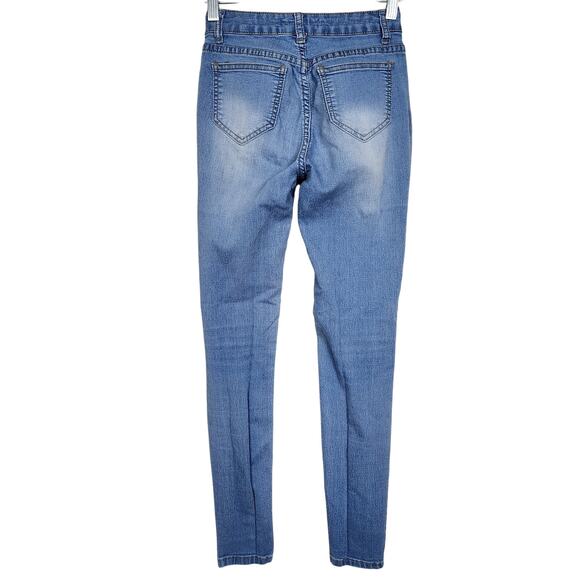 Encore Acid Wash Size 0 Skinny Jeans - Picture 2 of 5